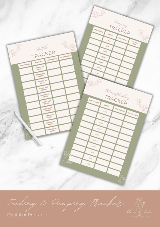 Nuture Notes™ | Feeding & Pumping Tracker