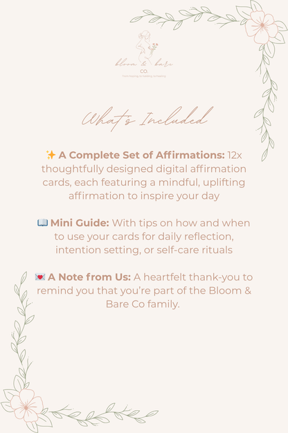 Seeds of Hope™ | TTC Affirmation Card Set